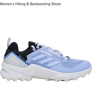 Adidas Terrex Swift R3 GTX Hiking Shoe, Blue, Womans Size 9